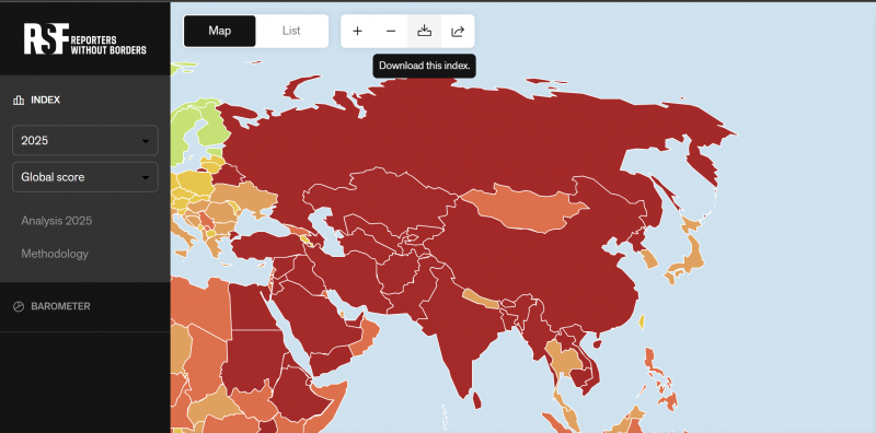 File:Worldwide Press Freedom Index, Reporters Without Borders Data.png